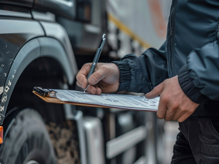 Truck servicing